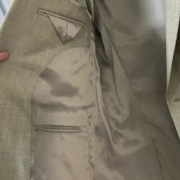 Apt. 9 Tan Suits Modern Formal Wear set pants blazer suit jacket - Picture 5 of 13